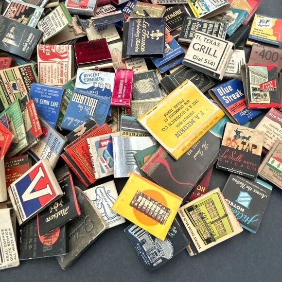 Vtg Match Book Lot of 25 *Random selection in each lot* Matchbook Advertising - Picture 4 of 9